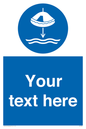 ML7536: Custom Lower liferaft to the water in launch sequence
