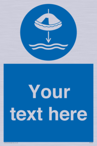 ML7536: Custom Lower liferaft to the water in launch sequence