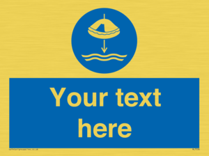 ML7536: Custom Lower liferaft to the water in launch sequence