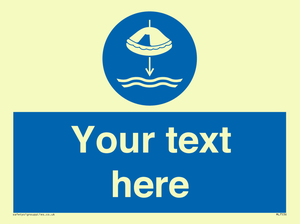 ML7536: Custom Lower liferaft to the water in launch sequence