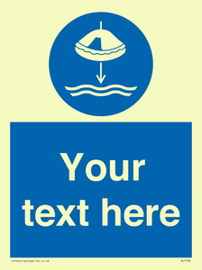 ML7536: Custom Lower liferaft to the water in launch sequence