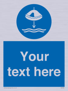 ML7536: Custom Lower liferaft to the water in launch sequence