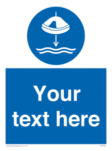 ML7536: Custom Lower liferaft to the water in launch sequence