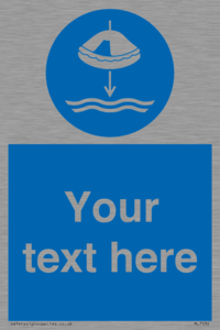 ML7536: Custom Lower liferaft to the water in launch sequence