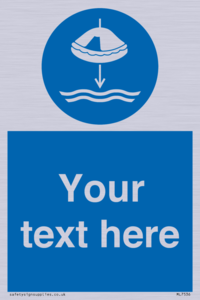 ML7536: Custom Lower liferaft to the water in launch sequence