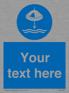 ML7536: Custom Lower liferaft to the water in launch sequence