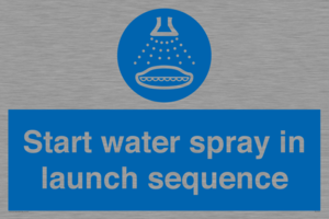 ML7570: Start water spray in launch sequence