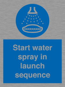 ML7570: Start water spray in launch sequence