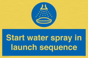 ML7570: Start water spray in launch sequence
