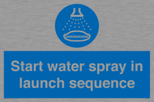 ML7570: Start water spray in launch sequence