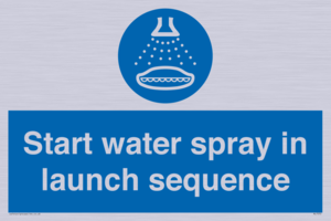 ML7570: Start water spray in launch sequence