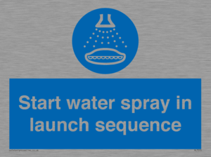 ML7570: Start water spray in launch sequence