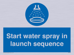 ML7570: Start water spray in launch sequence