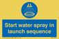 ML7570: Start water spray in launch sequence