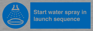 ML7570: Start water spray in launch sequence