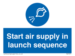 ML7571: Start air supply in launch sequence