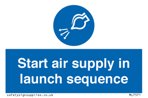 ML7571: Start air supply in launch sequence
