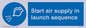 ML7571: Start air supply in launch sequence