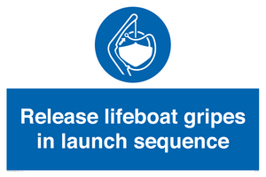 ML7572: Release lifeboat gripes in launch sequence