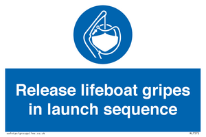 ML7572: Release lifeboat gripes in launch sequence