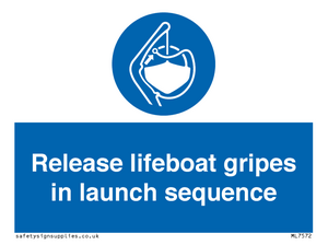 ML7572: Release lifeboat gripes in launch sequence