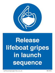 ML7572: Release lifeboat gripes in launch sequence