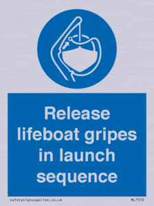 ML7572: Release lifeboat gripes in launch sequence