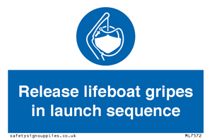 ML7572: Release lifeboat gripes in launch sequence
