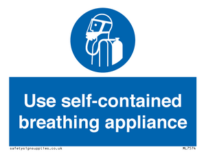 ML7574: Use self-contained breathing appliance