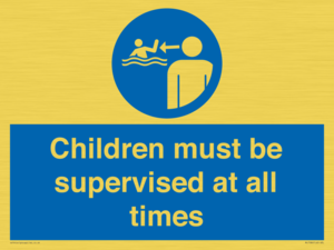 ML7586: Children must be supervised at all times