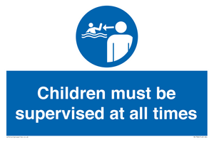 ML7586: Children must be supervised at all times