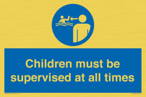 ML7586: Children must be supervised at all times