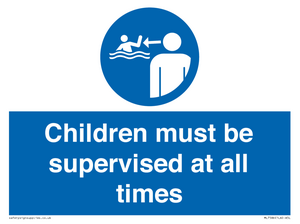 ML7586: Children must be supervised at all times