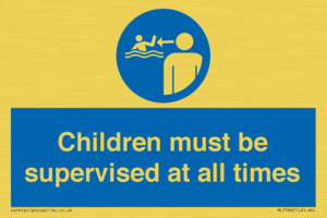 ML7586: Children must be supervised at all times