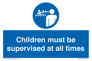 ML7586: Children must be supervised at all times