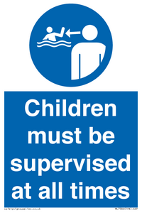ML7586: Children must be supervised at all times