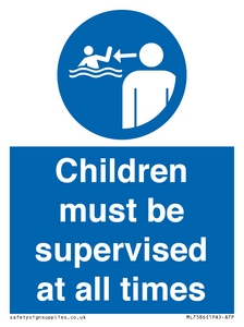 ML7586: Children must be supervised at all times