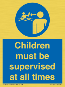 ML7586: Children must be supervised at all times