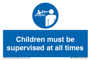 ML7586: Children must be supervised at all times
