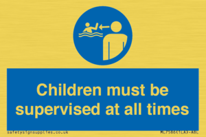 ML7586: Children must be supervised at all times