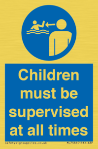 ML7586: Children must be supervised at all times