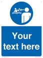 ML7599: Custom mandatory keep children under supervision in the aquatic environment