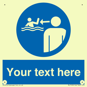 ML7599: Custom mandatory keep children under supervision in the aquatic environment