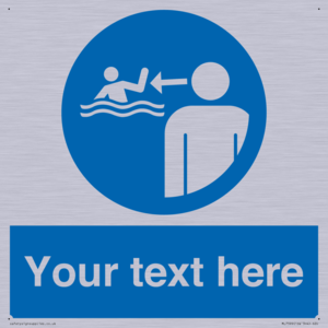 ML7599: Custom mandatory keep children under supervision in the aquatic environment