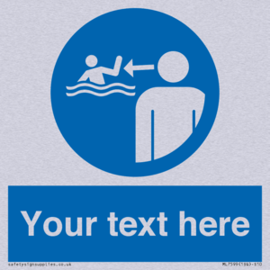 ML7599: Custom mandatory keep children under supervision in the aquatic environment