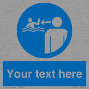 ML7599: Custom mandatory keep children under supervision in the aquatic environment