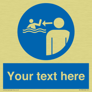 ML7599: Custom mandatory keep children under supervision in the aquatic environment