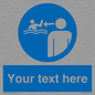 ML7599: Custom mandatory keep children under supervision in the aquatic environment