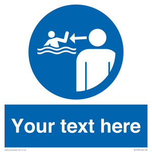 ML7599: Custom mandatory keep children under supervision in the aquatic environment