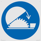 MM11433: Mandatory: Use table saw adjustable guard